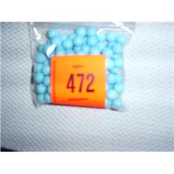 100 8mm turquoise color glass beads