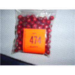 150 8mm red wood beads