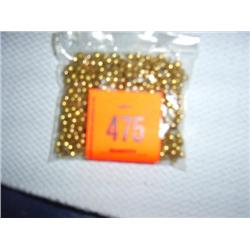 500 mostly 5mm brass beads (some smaller, some larger)