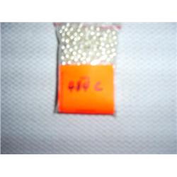 500 4mm silver-tone beads