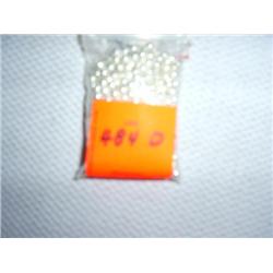 500 4mm silver-tone beads