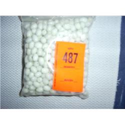 468 8mm X 10mm white glass beads