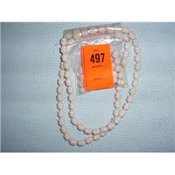 105 8mm X 12mm pink glass beads