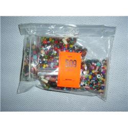 320 grams small bead mix, metal, glass, wood, etc
