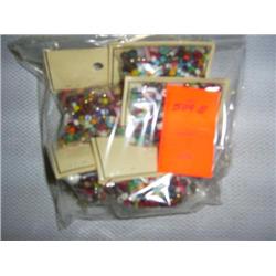 320 grams small bead mix, metal, glass, wood, etc