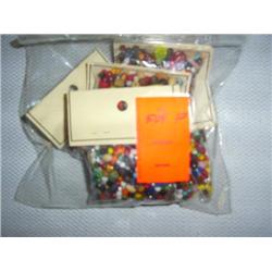 320 grams small bead mix, metal, glass, wood, etc