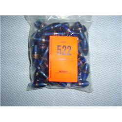 50 12mm X 22mm hand spun purple glass beads