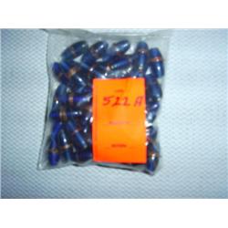 50 12mm X 22mm hand spun purple glass beads