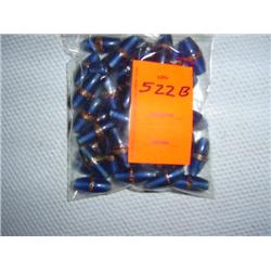 50 12mm X 22mm hand spun purple glass beads