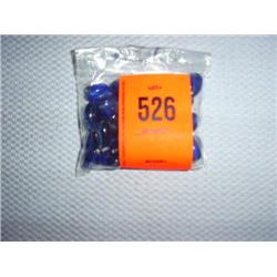 35 10mm X 15 mm hand made blue beads