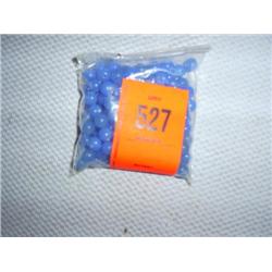 134 8mm hand spun blue glass beads