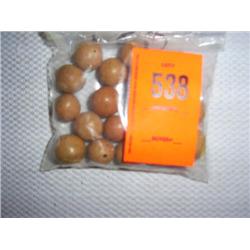 19 approx 12mm smooth clay beads