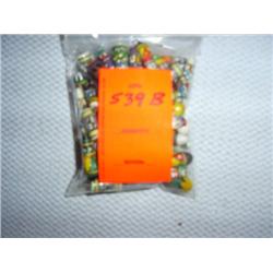 62 hand painted Peruvian beads