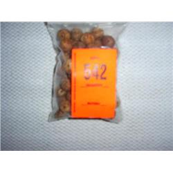 60 12mm nut beads, mottled brown