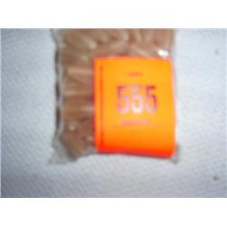 68 12mm X 18mm leaf pattern glass beads