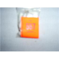 16 8mm X 22mm white glass pendants