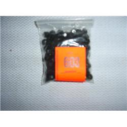 144 8mm black faceted glass beads