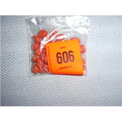 46 shell shape pressed glass bead