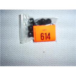 21 10mm faceted black onyx beads