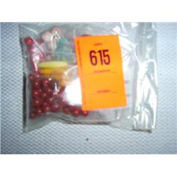 102 bead mix. Various semi-precious and glass