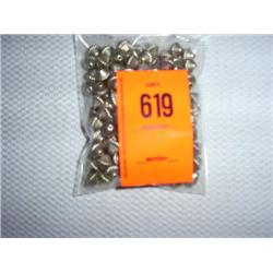 225 8mm silver- tone metalized plastic beads