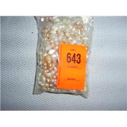 5 strands large fresh water pearls. 20"