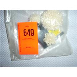 Pearl pin and earring set