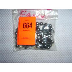 1 8mm fancy hematite necklace with chevrons. Broken. 32"