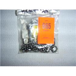 1 broken 6mm hematite necklace with accent beads