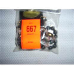 1 broken 10mm black onyx necklace and earrings with  rose quartz and cloisonne accents