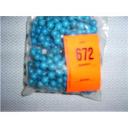 3 8mm dyed howlite necklaces. Dyed to look like "denim lapis", 30"