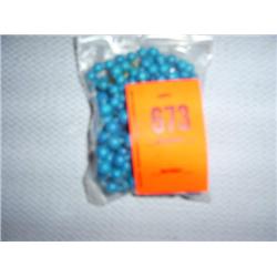 2 dyed howlite necklaces: 1 8mm dyed to look like "denim lapis", 30"; 1 6mm dyed to look like "denim