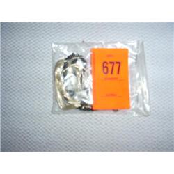 1 bracelet. Multi-strand liquid silver, 4mm black onyx beads with black onyx heart accents