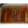 Image 1 : Misc: 20 wood & 2 brass-inlaid incense burners. 2 boxes nag-champa incense