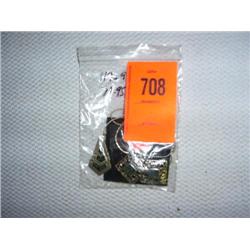 Pendant and earrings. Sterling silver inlaid with shell