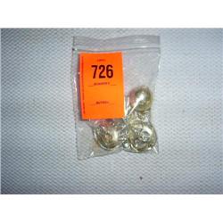 2 sterling silver fairy balls, 1 sterling silver heart locket, 1 sterling silver Bambi locket, 1 ste