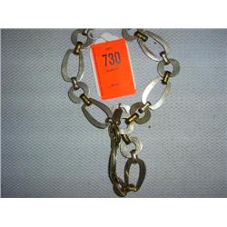 Necklace and bracelet. Collectable heavy-weight Taxco, Mexico sterling silver