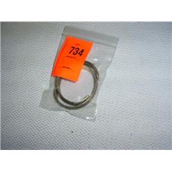 2 cuff bracelets. Hand-stamped by artist. Heavy-weight sterling silver