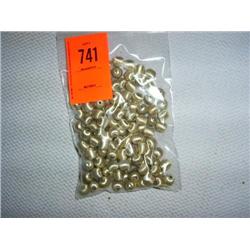 145 sterling silver beads. Satin brushed. 10mm.