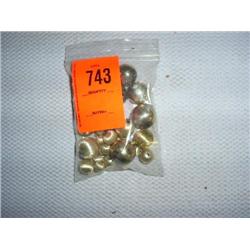 Sterling silver bead mix. 8mm to 20mm, smooth and satin finish.