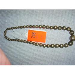 Graduated necklace. Collectable Taxco, Mexico sterling silver. Graduated from 8mm to 20mm. 20"