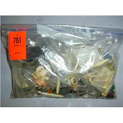 Bead Mix. Mix includes antique trades, semi-precious stone, sterling silver and gold fill, hand-pain