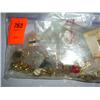 Image 1 : Mixed gold-tone jewelry. Necklaces, bracelets, pendants, pins, earrings, tie tacks.