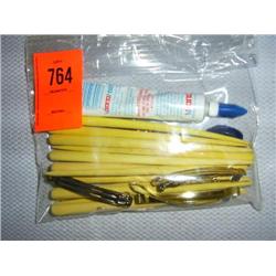 Hair stick kit. Everything you need, including cement & beads. Barette blanks also.