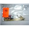 Image 1 : Straight pin kit. Includes hand-wound lamp worked glass beads.