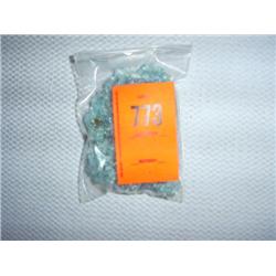 3  strands blue topaz chips, 34"