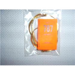 1 gold-tone serpentine necklace with dyed howlite pendant, 22"