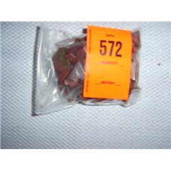 106 rhodanite chevron beads