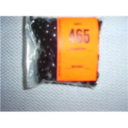 308 3mm X 8mm black flat glass beads