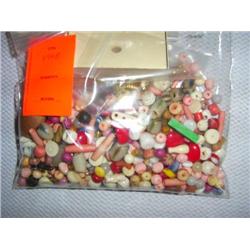 Bead mix kit. Includes bone, stone, shell & glass beads. 5 necklace & 3 earring kits. 320 grams bead